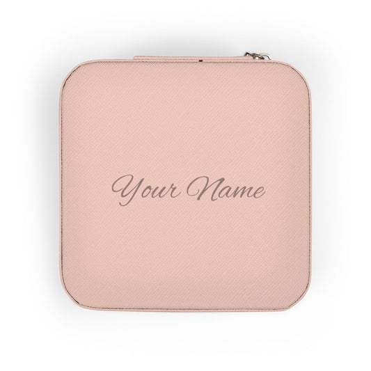 Personalized Travel Jewelry Case