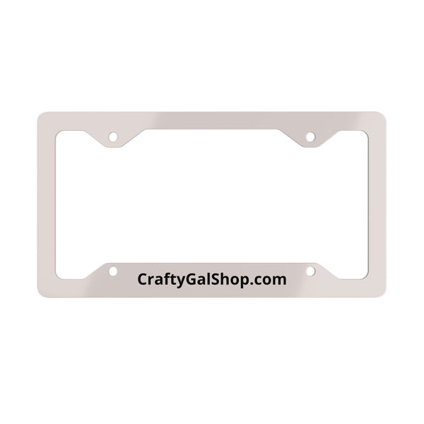 Personalized Stainless Steel Metal License Plate Frame