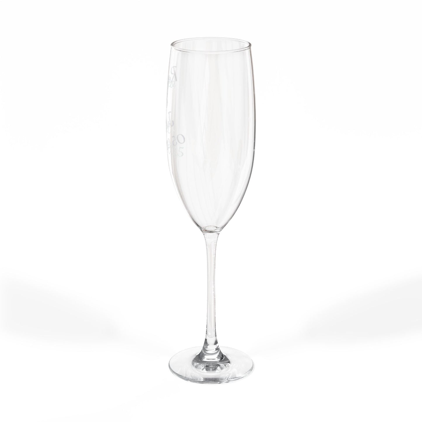 Personalized Champagne Glass - Engraved Wedding Toast