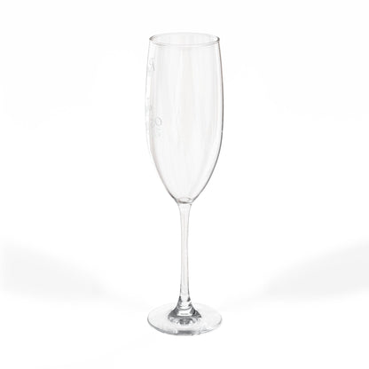 Personalized Champagne Glass - Engraved Wedding Toast