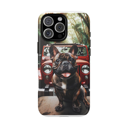 iPhone Case French Bulldog and Jeep Tough Magnetic Cases