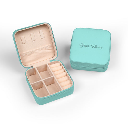 Personalized Travel Jewelry Case