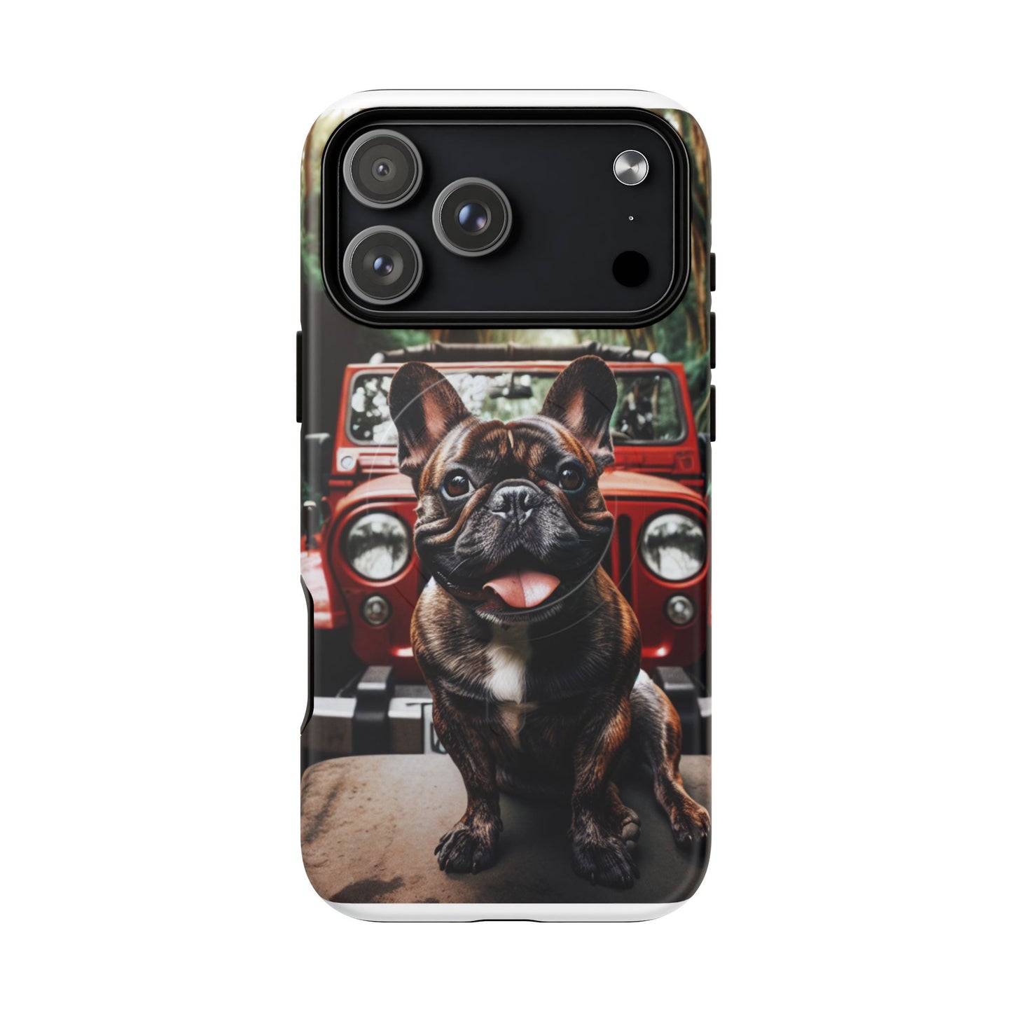iPhone Case French Bulldog and Jeep Tough Magnetic Cases