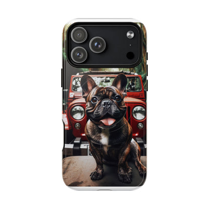 iPhone Case French Bulldog and Jeep Tough Magnetic Cases
