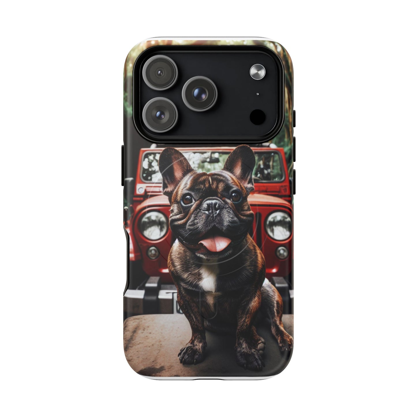 iPhone Case French Bulldog and Jeep Tough Magnetic Cases