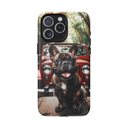 iPhone Case French Bulldog and Jeep Tough Magnetic Cases