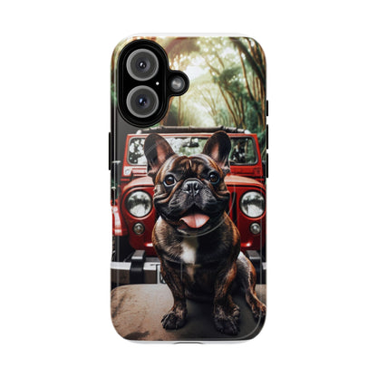 iPhone Case French Bulldog and Jeep Tough Magnetic Cases