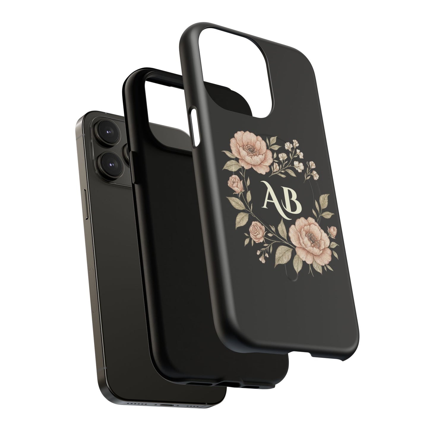 Custom Initials iPhone Case Compatible with MagSafe®