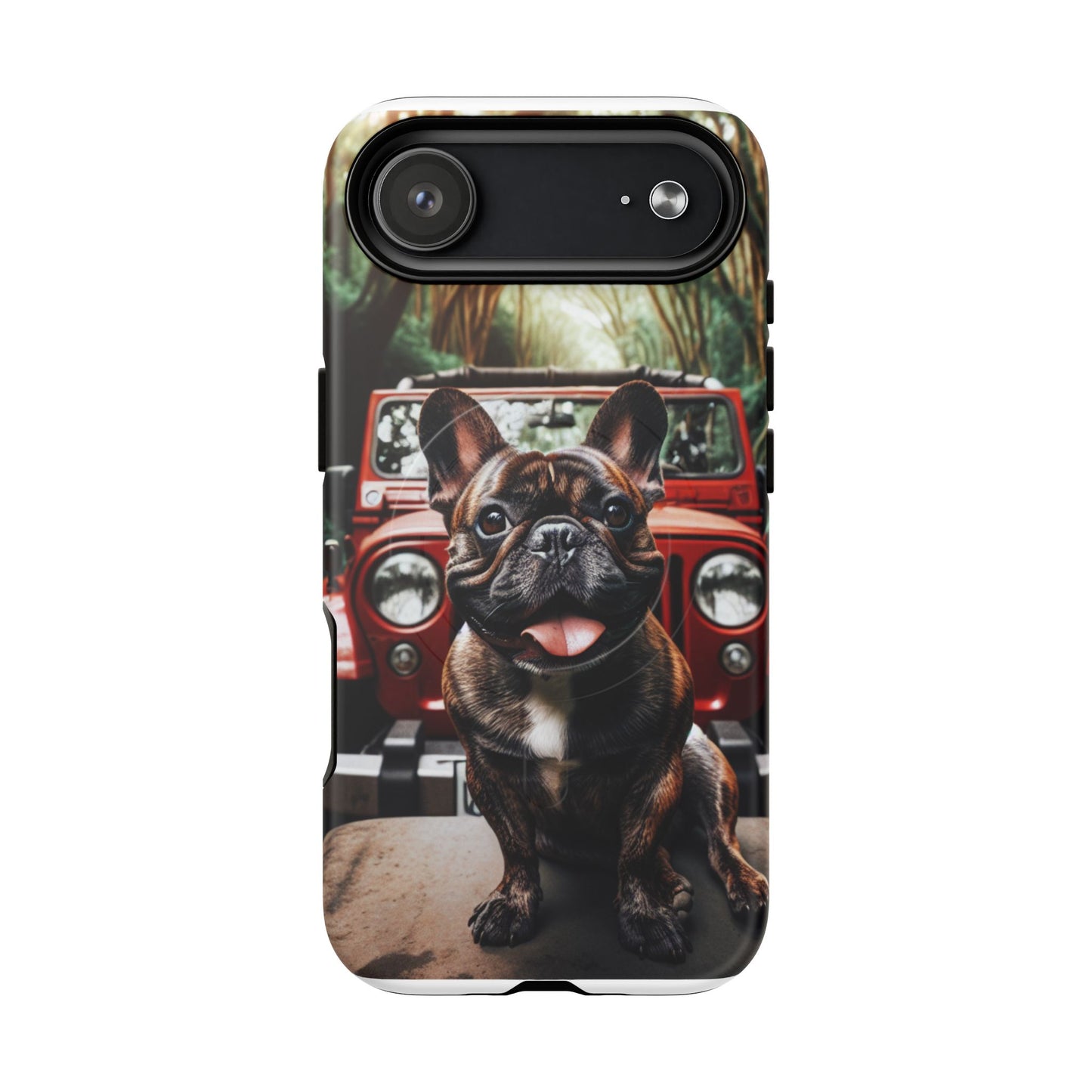 iPhone Case French Bulldog and Jeep Tough Magnetic Cases