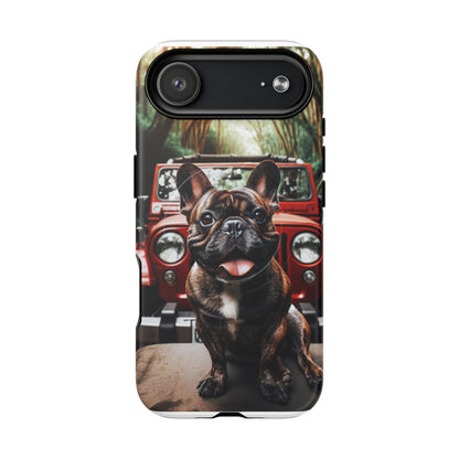 iPhone Case French Bulldog and Jeep Tough Magnetic Cases