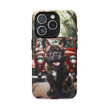 iPhone Case French Bulldog and Jeep Tough Magnetic Cases