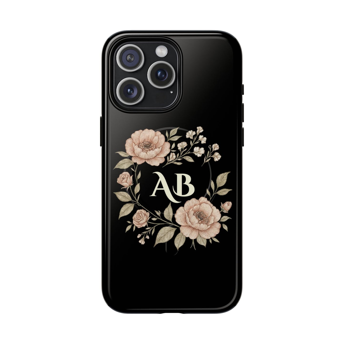 Custom Initials iPhone Case Compatible with MagSafe®