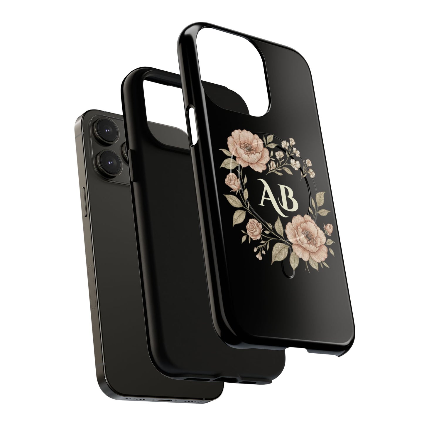 Custom Initials iPhone Case Compatible with MagSafe®