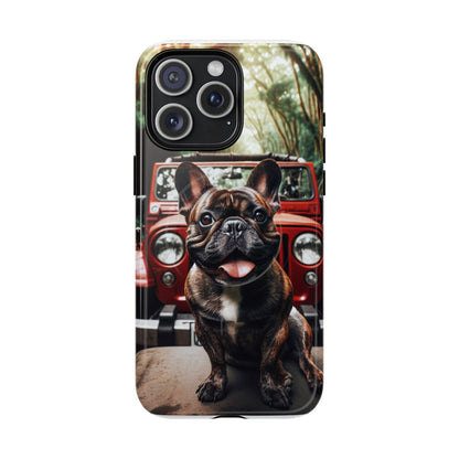iPhone Case French Bulldog and Jeep Tough Magnetic Cases