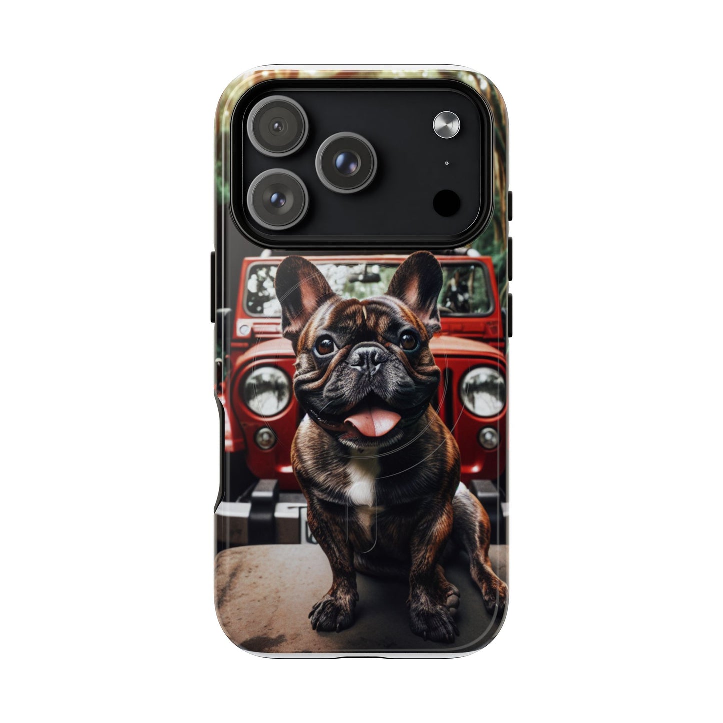 iPhone Case French Bulldog and Jeep Tough Magnetic Cases