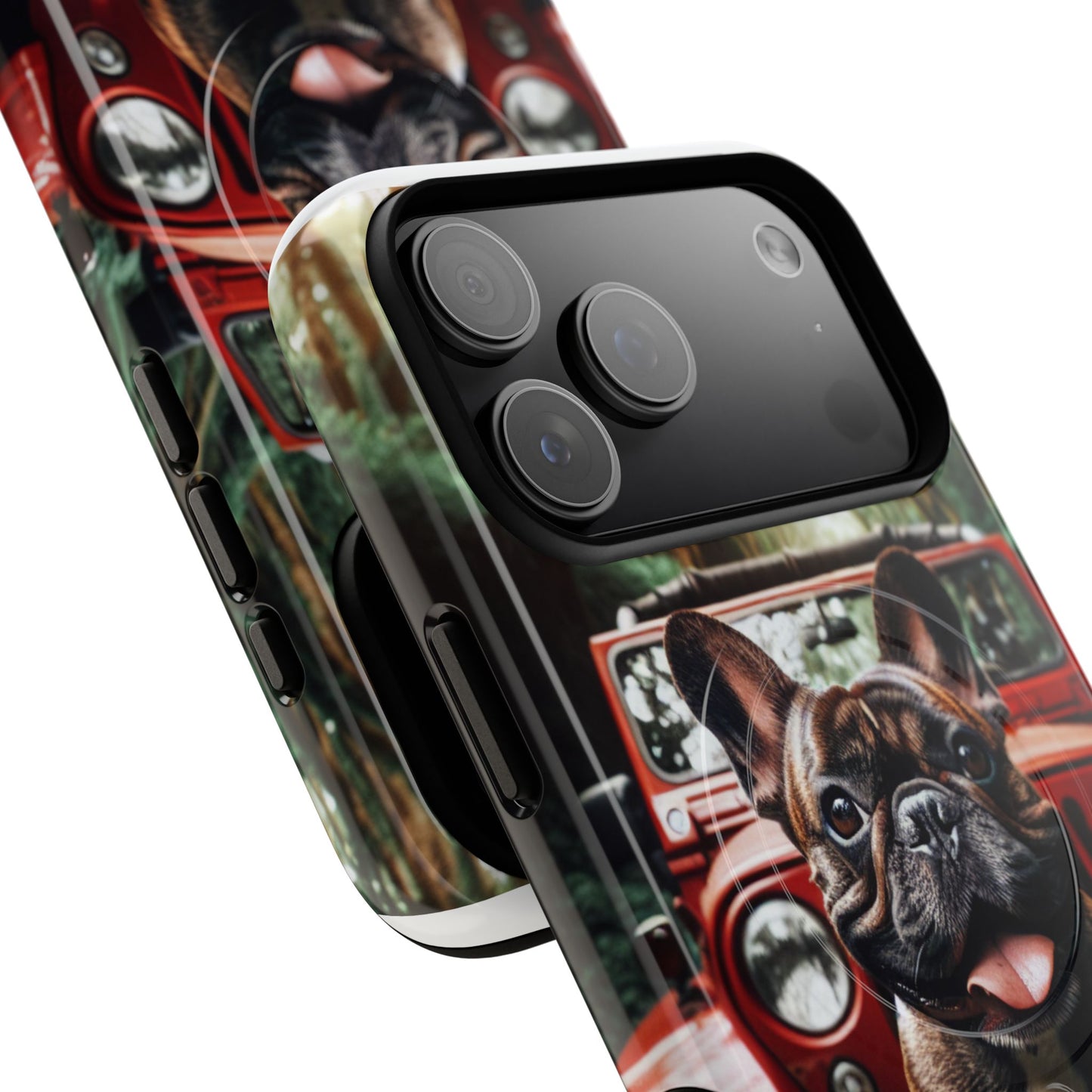 iPhone Case French Bulldog and Jeep Tough Magnetic Cases