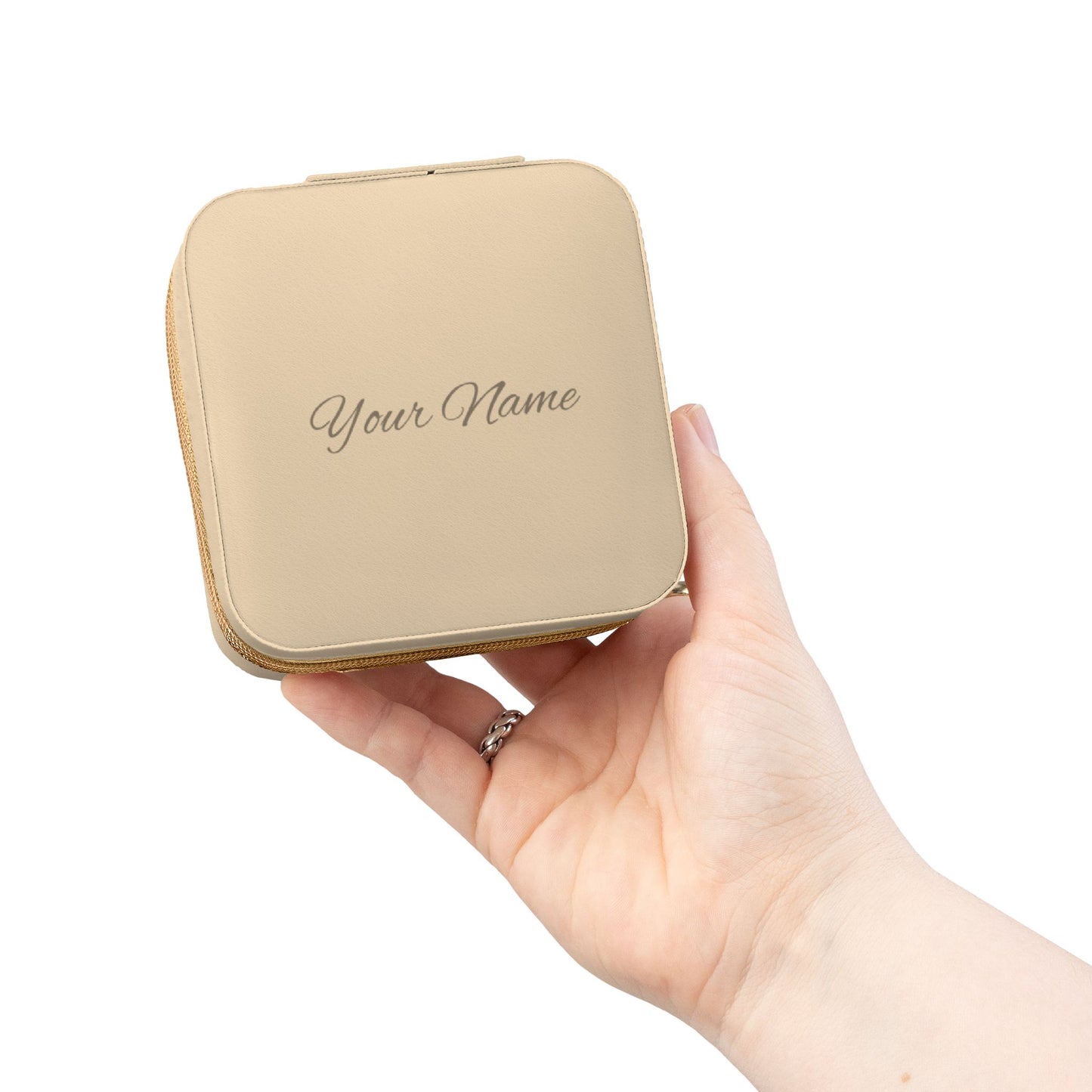 Personalized Travel Jewelry Case