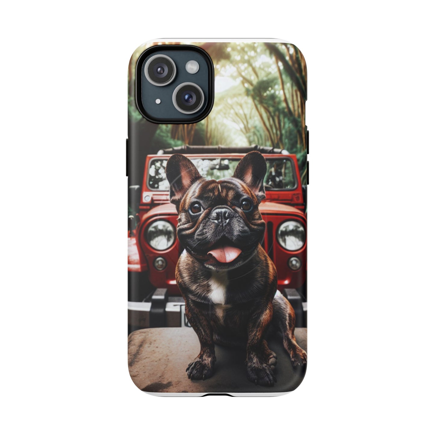 iPhone Case French Bulldog and Jeep Tough Magnetic Cases