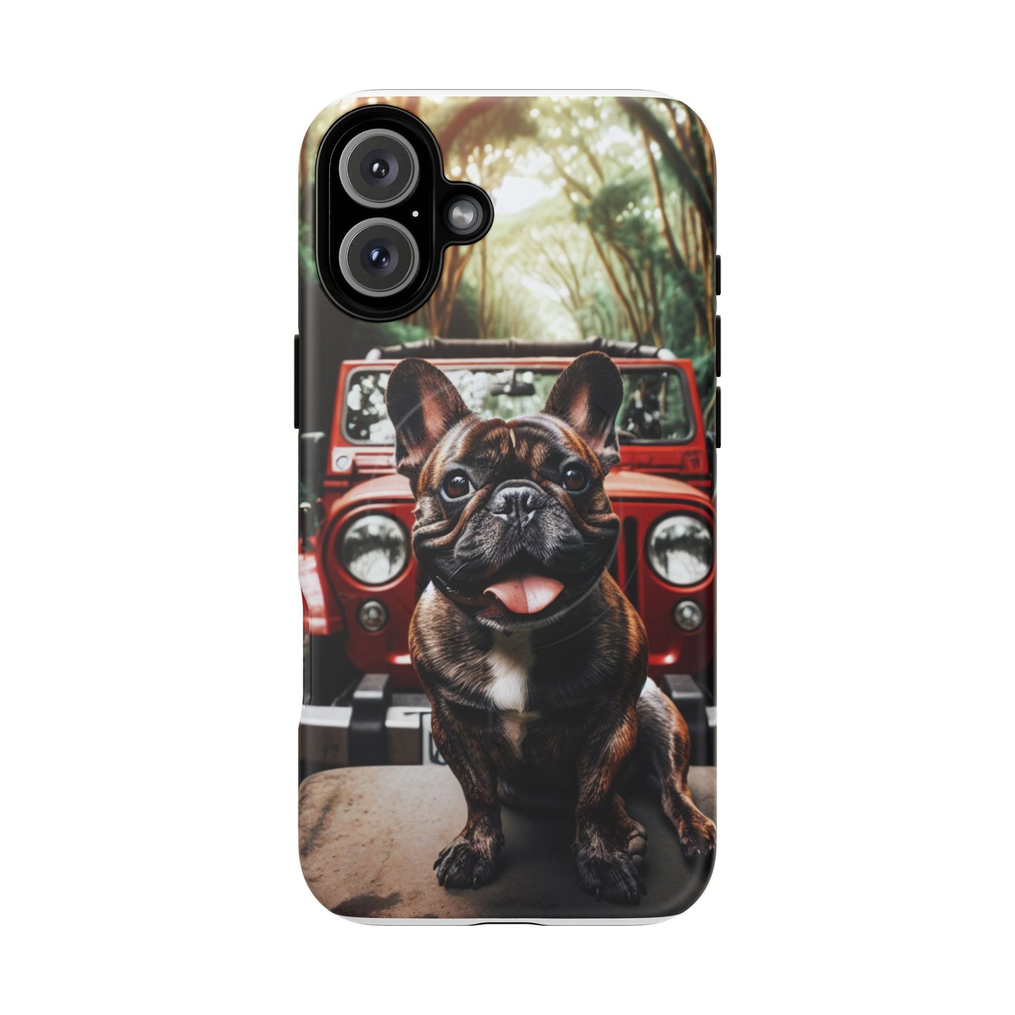 iPhone Case French Bulldog and Jeep Tough Magnetic Cases