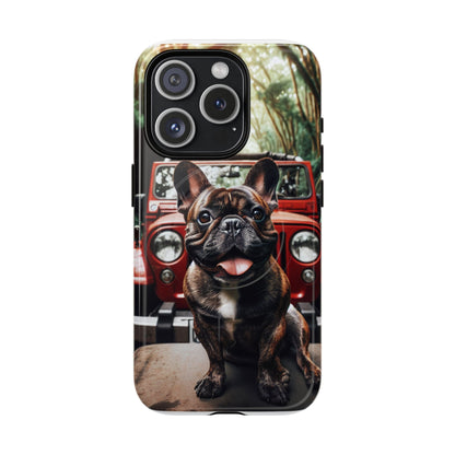 iPhone Case French Bulldog and Jeep Tough Magnetic Cases