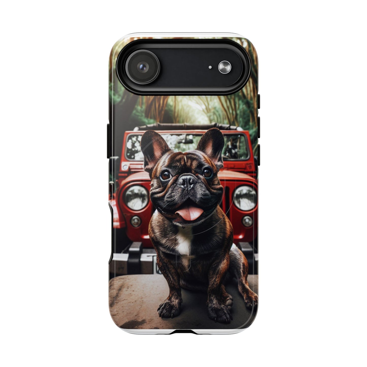 iPhone Case French Bulldog and Jeep Tough Magnetic Cases