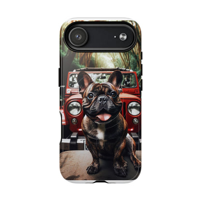 iPhone Case French Bulldog and Jeep Tough Magnetic Cases