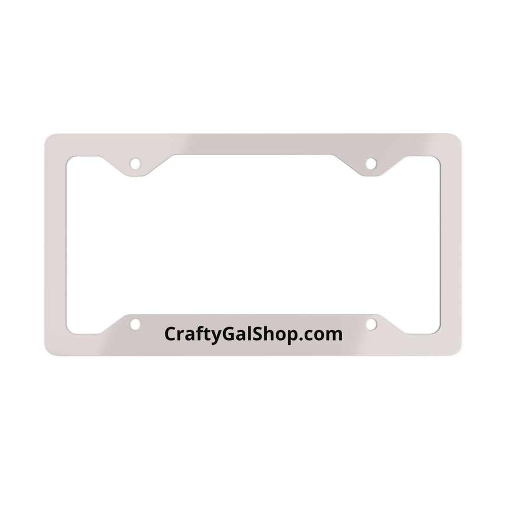Personalized Stainless Steel Metal License Plate Frame