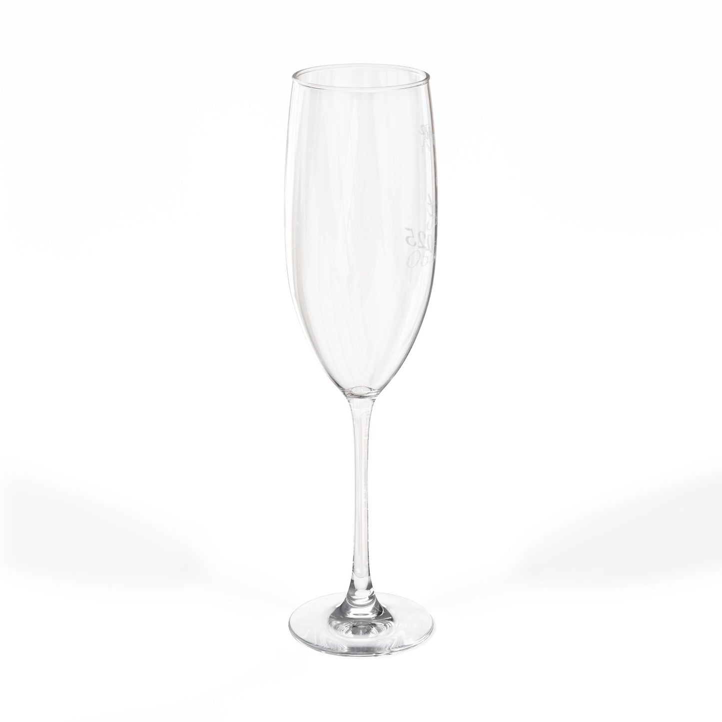 Personalized Champagne Glass - Engraved Wedding Toast