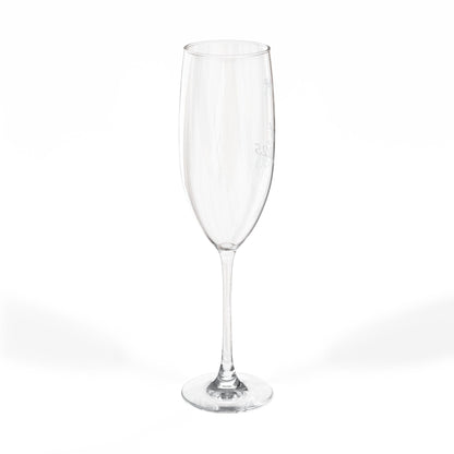 Personalized Champagne Glass - Engraved Wedding Toast