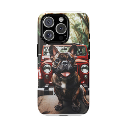 iPhone Case French Bulldog and Jeep Tough Magnetic Cases
