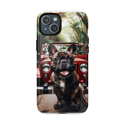 iPhone Case French Bulldog and Jeep Tough Magnetic Cases