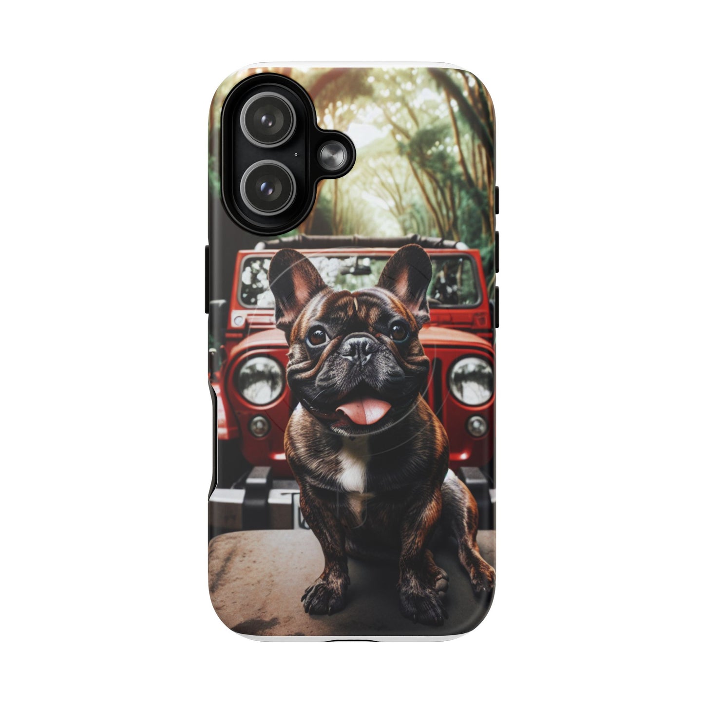 iPhone Case French Bulldog and Jeep Tough Magnetic Cases